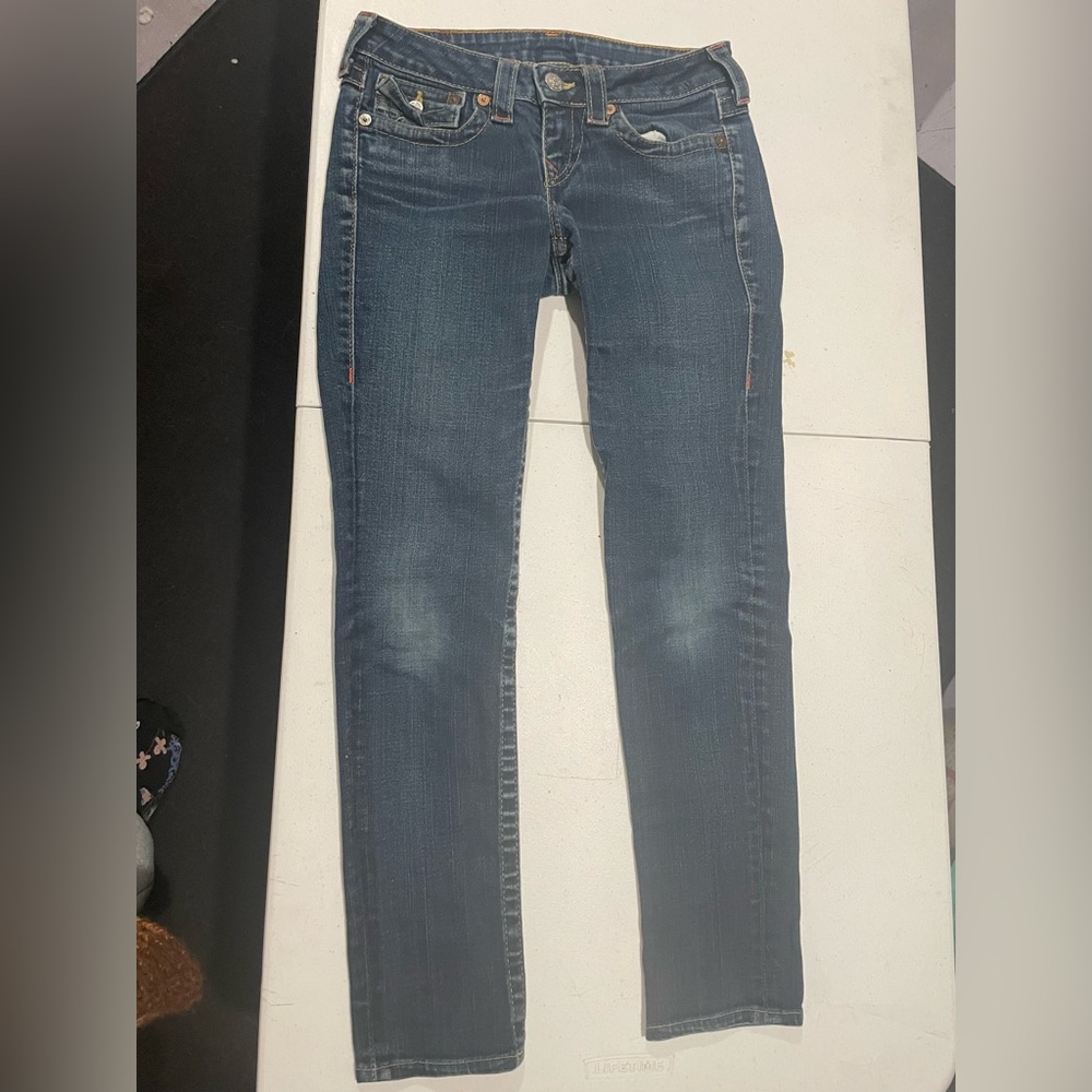 True Religion low rise jeans size 27 gently used